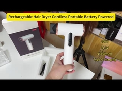 Séche-cheveux portable rechargeable avec 2-2,5 heures de charge et 11,1V 10A de tension