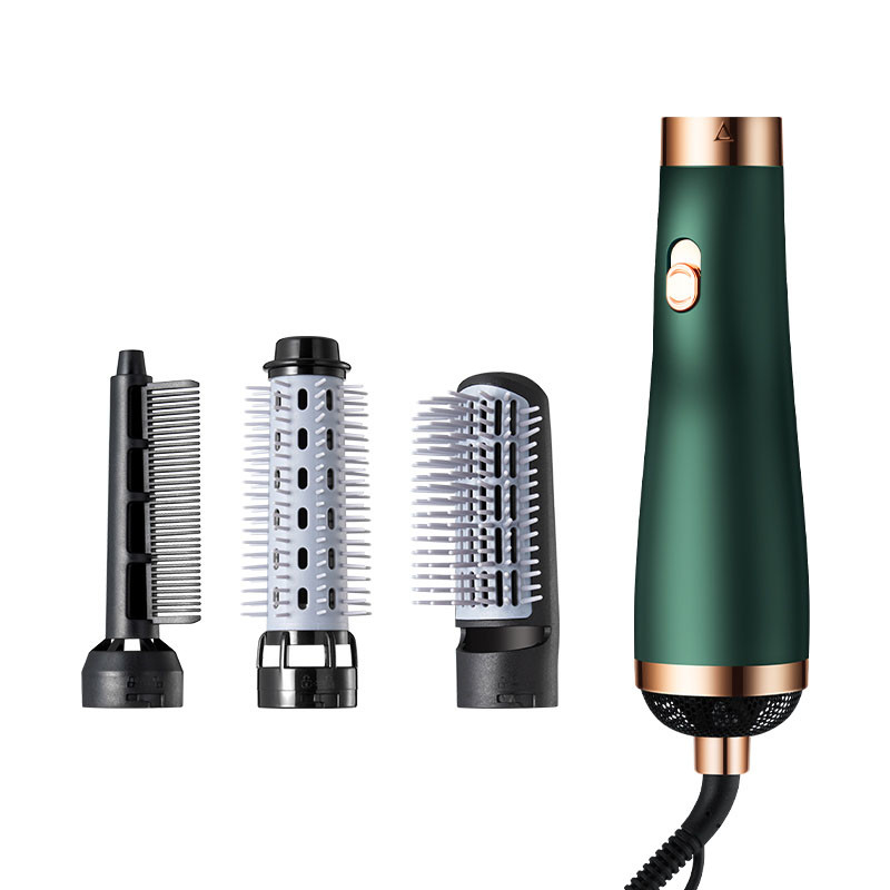 Puissante brosse à cheveux 3 en 1 et technologie des ions bleus pour les cheveux sans frissons