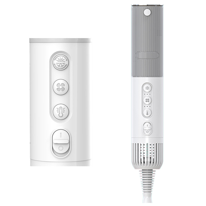 Séchoir à cheveux électrique blanc Portable Séchoir à cheveux pour animaux de compagnie à portée de main infrarouge