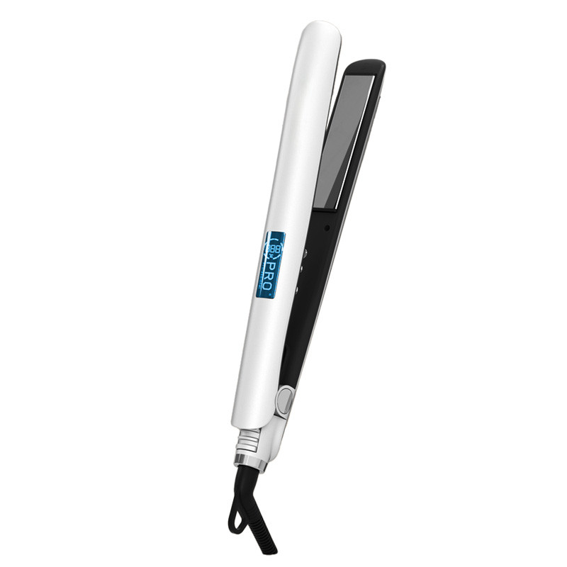 150-230 degrés 60W affichage LED PTC argenté chauffage rapide boucle de cheveux lissant lissant