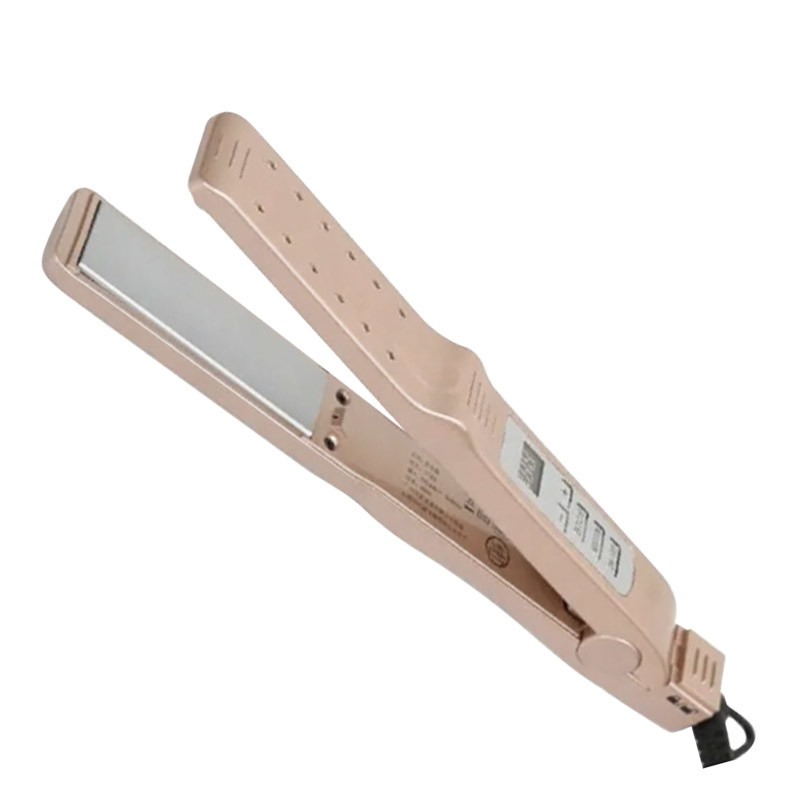 2 en 1 Taille de voyage Législateur de cheveux et fer à friser avec verrou de sécurité et température réglable