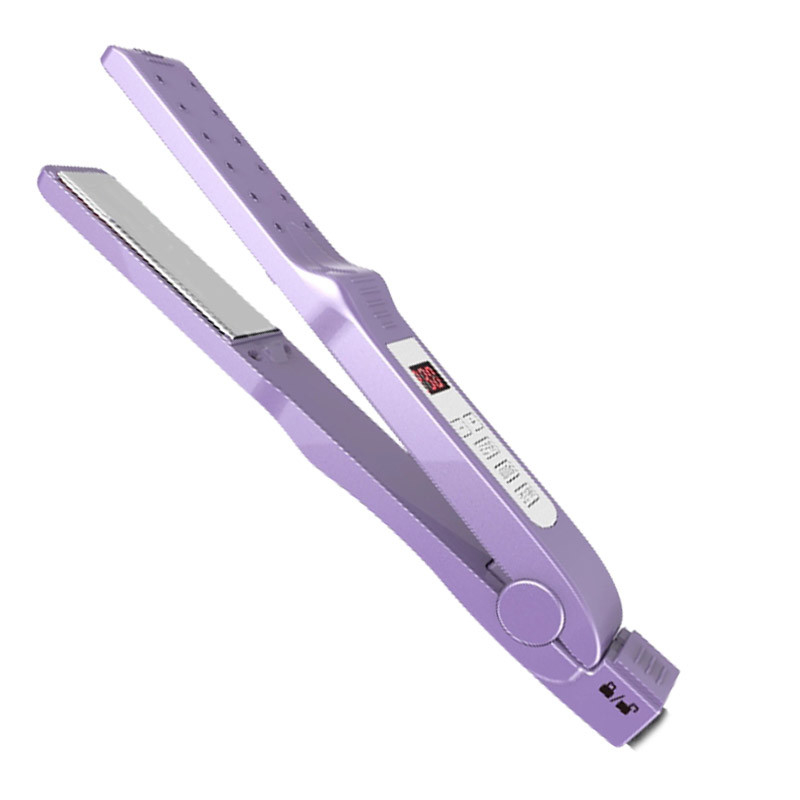 2 en 1 Taille de voyage Législateur de cheveux et fer à friser avec verrou de sécurité et température réglable