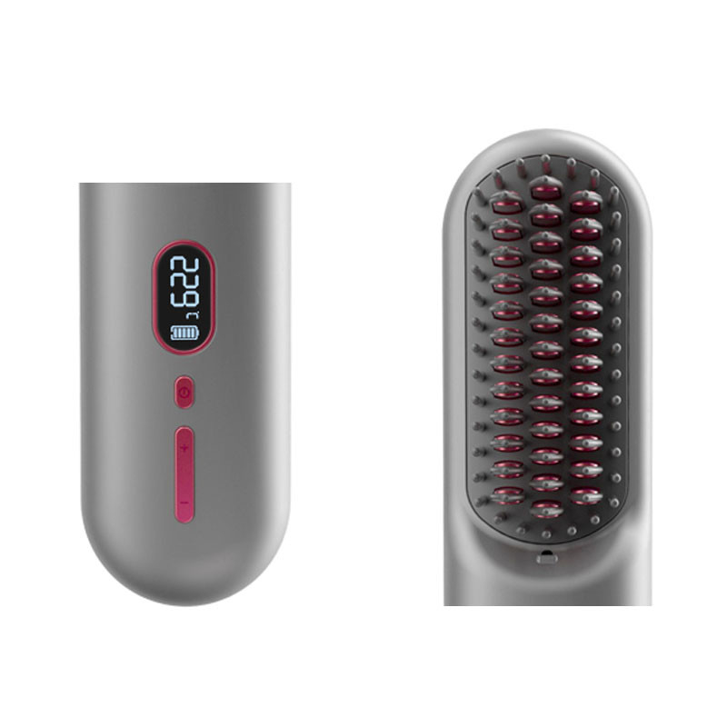 Séchoir à cheveux sans fil à air chaud, brosse à cheveux avec moteur BLDC et ions négatifs personnalisable