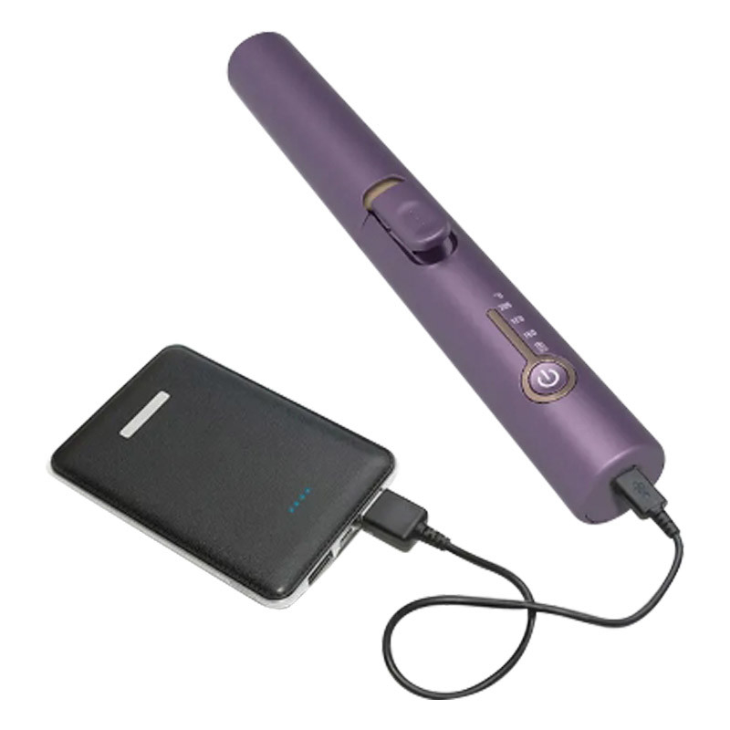 Le curseur de cheveux électrique sans fil USB rechargeable à fer portable sans fil