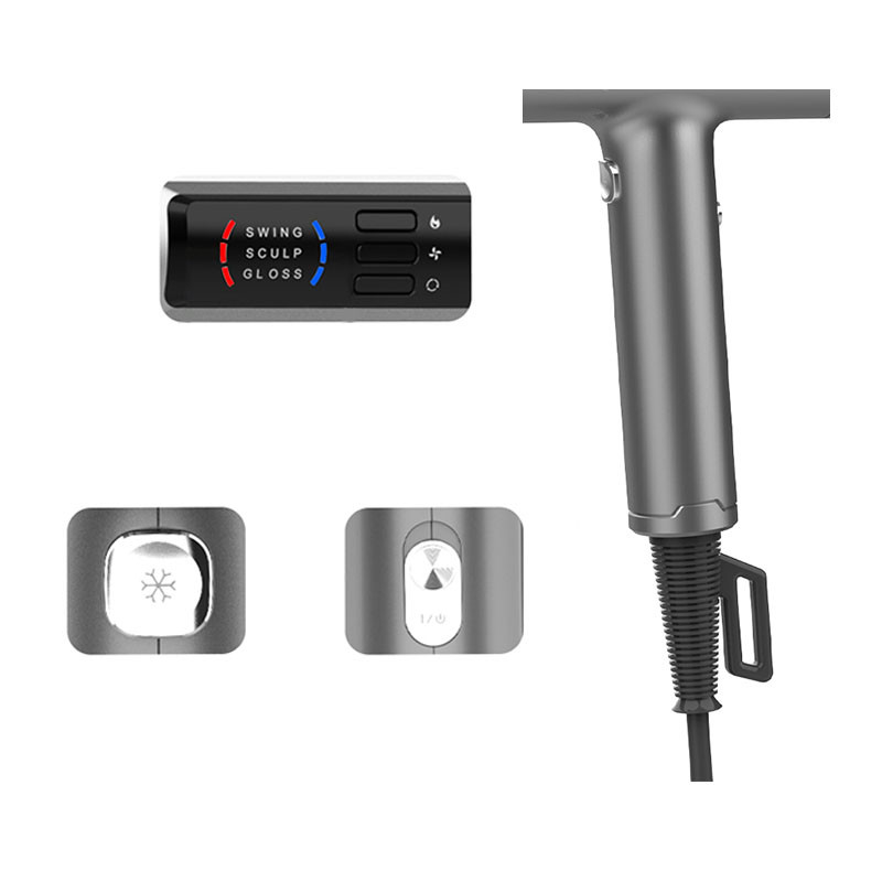 Séche-cheveux avec double protection de sécurité 110000RPM moteur sans pinceau pour les cadeaux ménagers