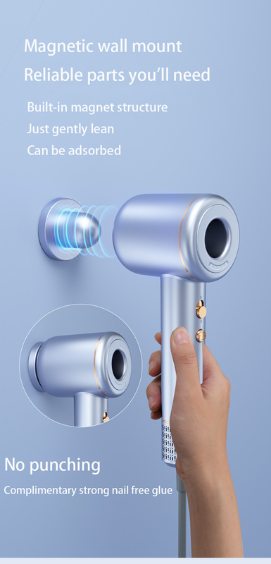 Séche-cheveux à chaud bouton à haute vitesse pour les voyages à domicile ou pour les cadeaux