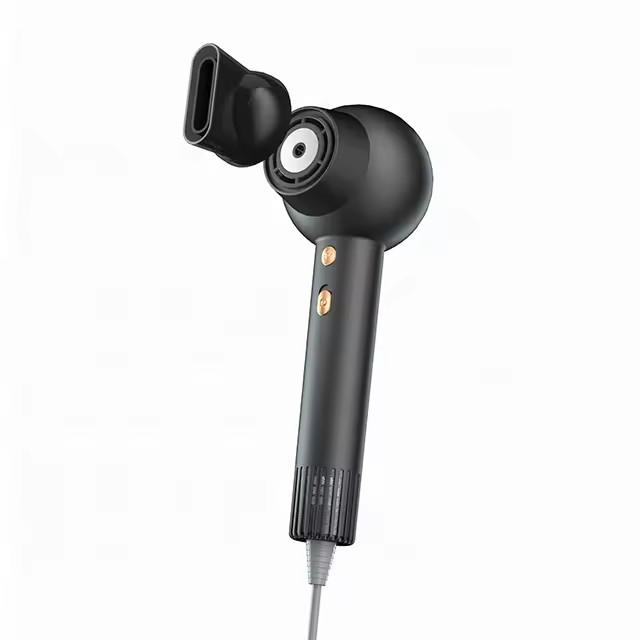 Séche-cheveux ionique portable réglable à température intelligente