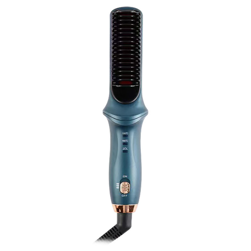 Peigne à chaud électrique réglable à température avec câble pivotant à 360 degrés en ABS PTC violet