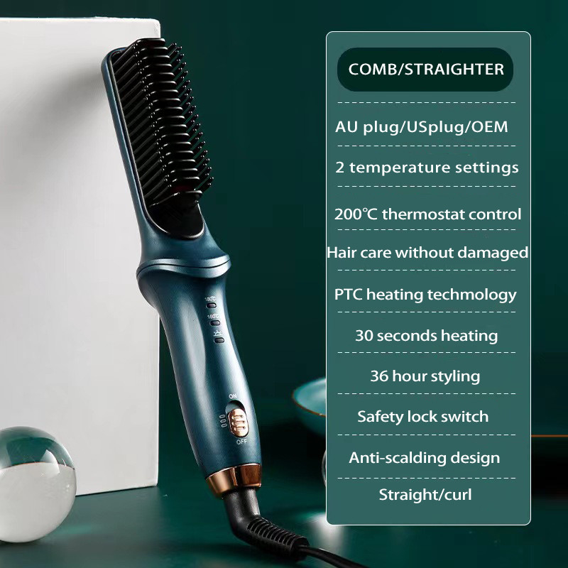 Coiffure quotidienne Brosses électriques à légère tension pour les cheveux naturels brillants