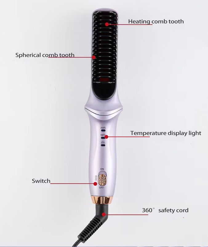 Coiffure quotidienne Brosses électriques à légère tension pour les cheveux naturels brillants