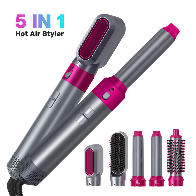 Enveloppe d'air à ions négatifs, coiffure automatique, coiffure par air chaud, pinceau 5 en 1