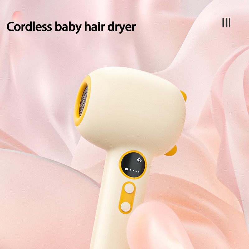 Séchoir à cheveux sans fil de technologie avancée avec port de charge de type C et longue durée de vie de la batterie