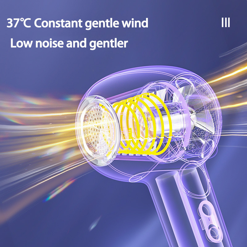 Séche-cheveux pour bébé sans fil conçu de manière pratique avec base de charge GW 0,7 kg Jaune / Bleu