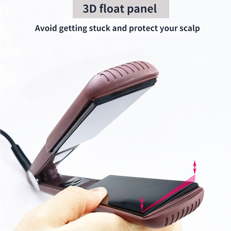 45W/60W MCH Technologie de chauffage rapide 2 en 1 Légalisateur de cheveux Affichage LCD Fer plat