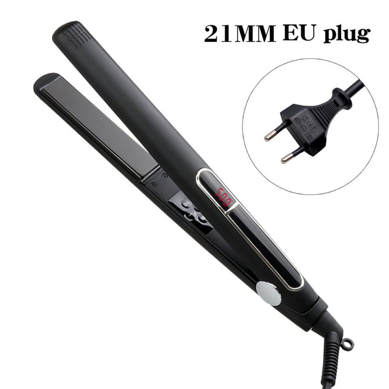 65W MCH 2 en 1 Légalisateur de cheveux affichage LCD Flat Iron Multi-Function Curler de cheveux avec 3 Panneau de taille