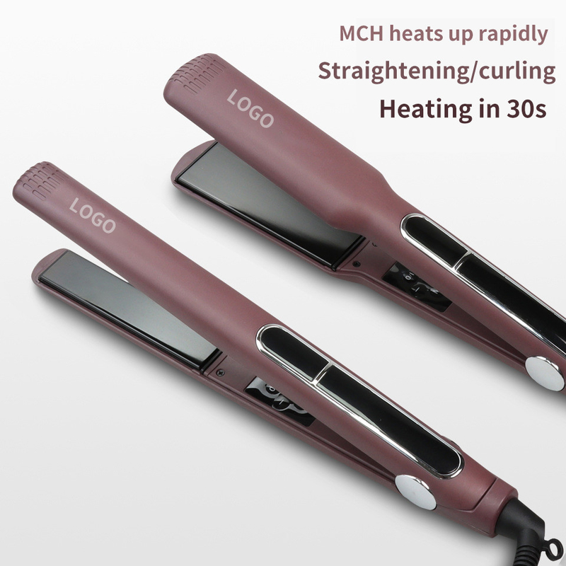 Législateur de cheveux multi-tailles à écran LCD avec contrôle tactile et technologie de chauffage MCH
