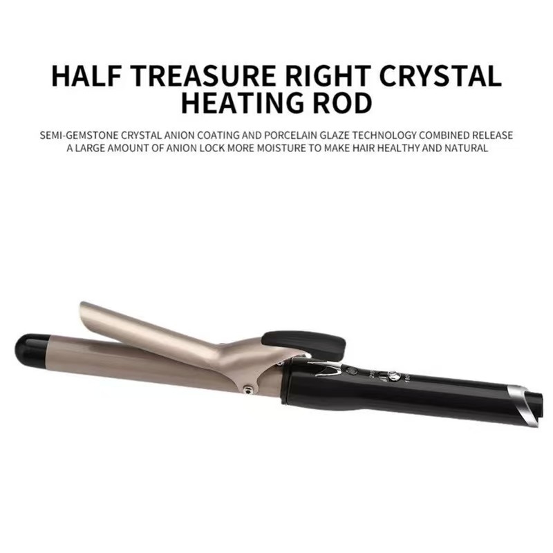 45W boucles de cheveux Ion négatif soins en aluminium Big Wand Wave Boucles de cheveux Fer à chauffer rapidement coiffure