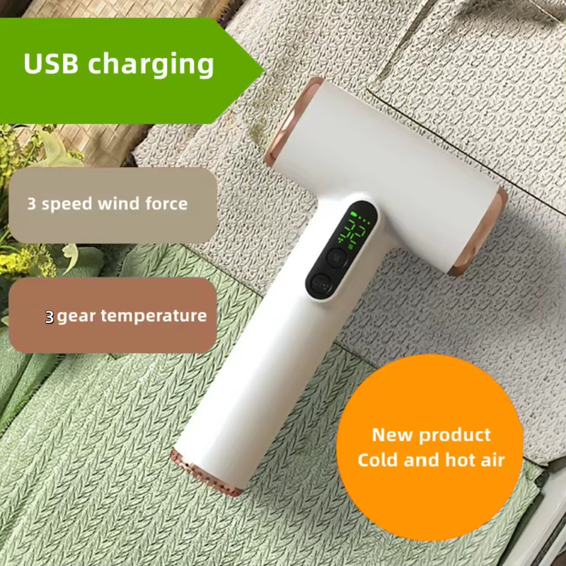Séche-cheveux portable rechargeable avec 2-2,5 heures de charge et 11,1V 10A de tension