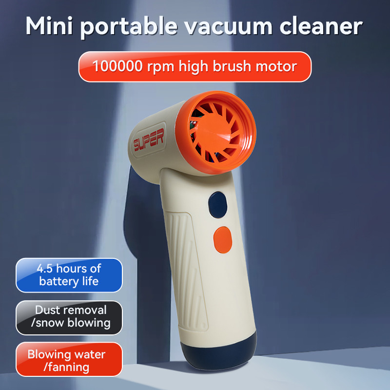 Ventilateur à sec portable de 40W pour voiture Orange Khaki / Blue Khaki