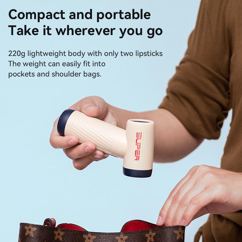Séche-cheveux sans fil à faible décibel portable et durable pour les voyages et les sorties