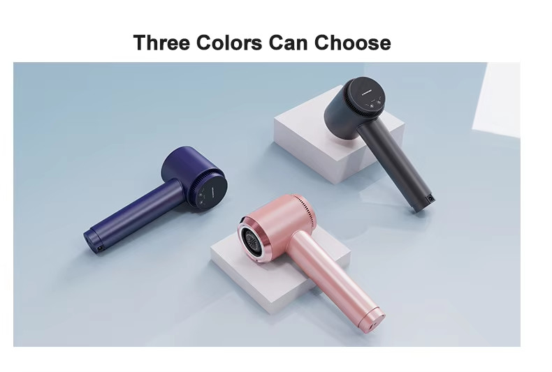 Le sèche-cheveux sans fil rechargeable prend en charge une longue durée de vie de la batterie, une basse température et un sèche-cheveux à ions négatifs