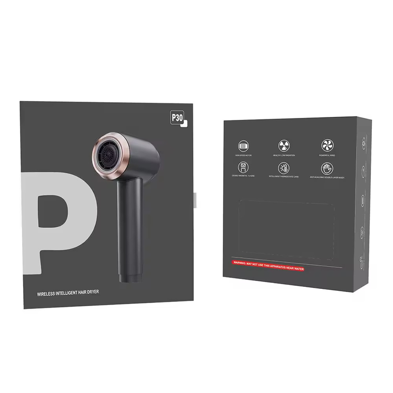 Le sèche-cheveux sans fil rechargeable prend en charge une longue durée de vie de la batterie, une basse température et un sèche-cheveux à ions négatifs