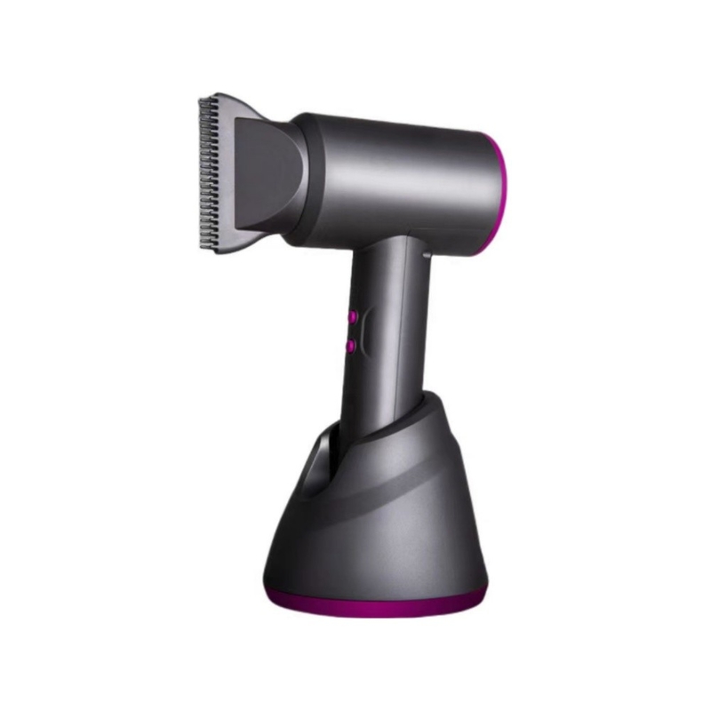 Séchoir à cheveux sans fil sans fil de qualité salon avec 2 buses d'air 15000mAh Grande batterie pour les voyages en plein air