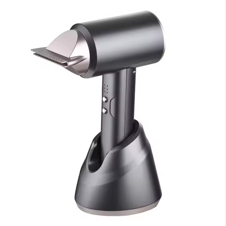 Séchoir à cheveux sans fil sans fil de qualité salon avec 2 buses d'air 15000mAh Grande batterie pour les voyages en plein air