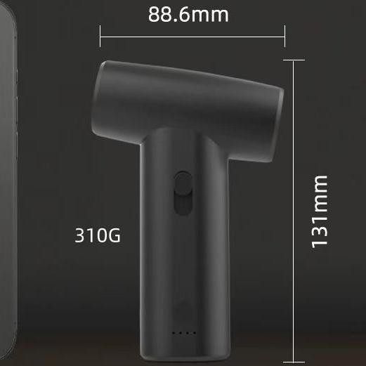 Assortiment de sèche-cheveux rechargeable 80W Mini sèche-cheveux sans feuilles pour la maison et l'extérieur