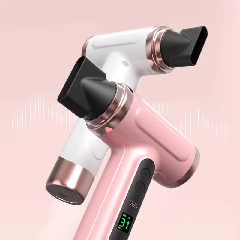 Séche-cheveux domestique à haute puissance avec séchage rapide et tube de vent pliable à ions négatifs pour les étudiants et les dortoirs