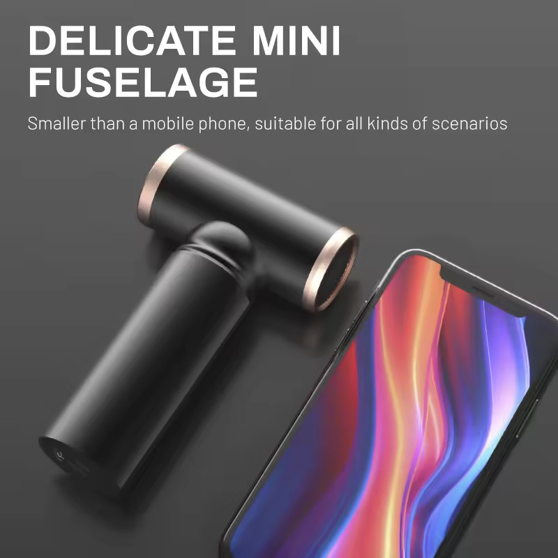 Séche-cheveux portable sans fil à batterie au lithium avec 3 niveaux de vitesse et un corps en alliage d'aluminium