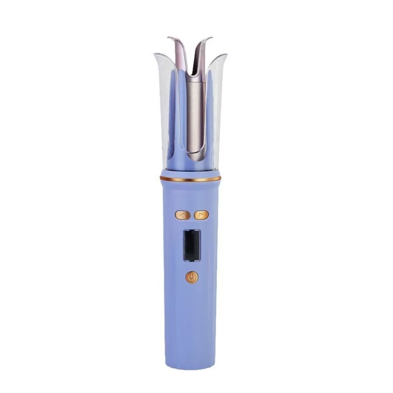 USB Rechargeable Portable Coiffeur de cheveux Voyage sans fil Mini Coiffeur de cheveux en fer Auto Affichage LCD Température