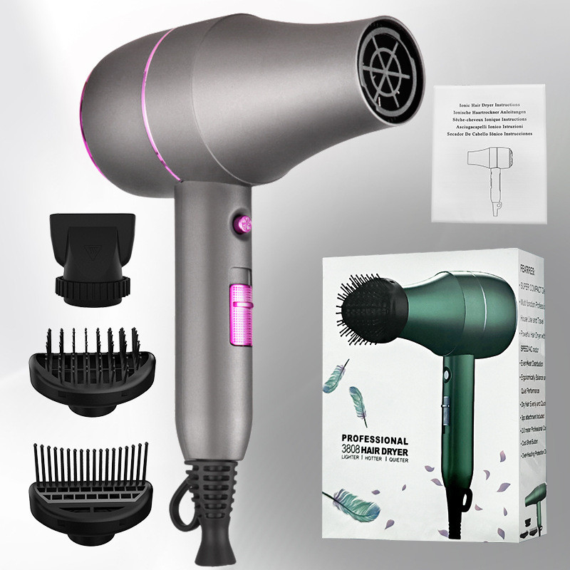 Séche-cheveux à moteur à courant alternatif de 1800W pour salon professionnel Performance avec câble d'alimentation de 2 m Séchage rapide sans frizz