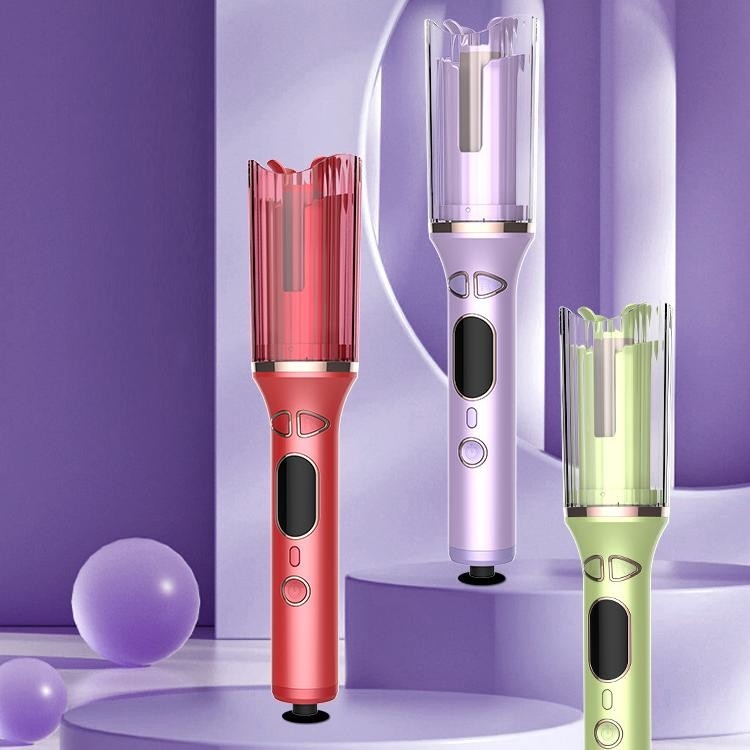 50W Curler automatique de cheveux PTC à chauffage rapide Tourmaline Ceramique baguette avec anti-étouffement Protection Timer Rappel