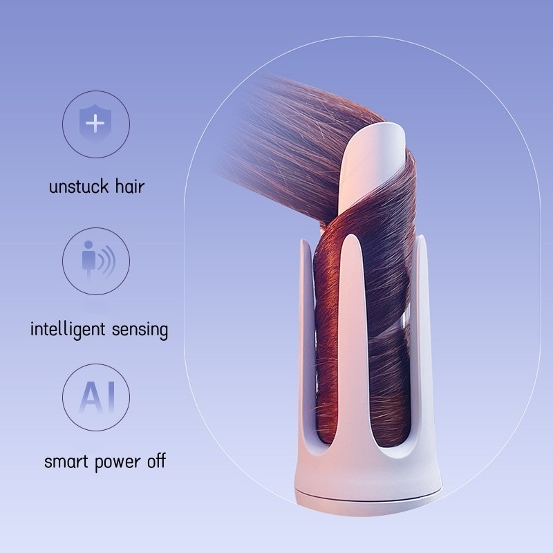 32 mm Fer à friser automatique pour les cheveux courts 160°C 180°C 200°C Paramètres de température Conception anti-brûlure Protection automatique contre l'arrêt du courant
