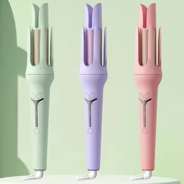 32 mm Fer à friser automatique pour les cheveux courts 160°C 180°C 200°C Paramètres de température Conception anti-brûlure Protection automatique contre l'arrêt du courant