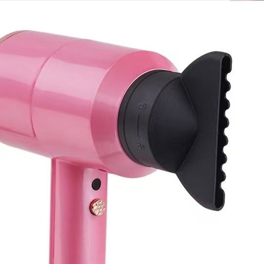Séche-cheveux à ions négatifs professionnel de 1500w, à moteur à courant alternatif fort, équipé de 3 buses d'air pour les cheveux bouclés