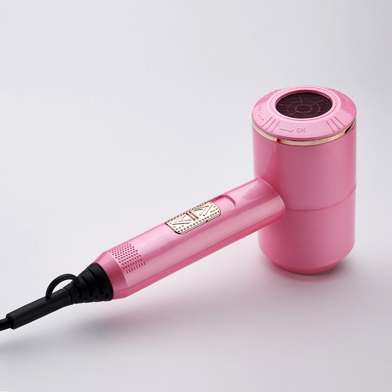 Séche-cheveux à ions négatifs professionnel de 1500w, à moteur à courant alternatif fort, équipé de 3 buses d'air pour les cheveux bouclés