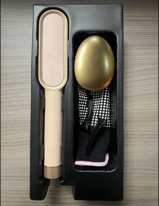 45W peigne de lissage de cheveux anti-étouffement de cheveux brosse à cheveux à ions négatifs peigne de coiffure chauffage rapide 5 niveaux de température réglables