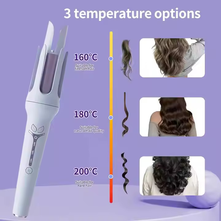 Fer à friser de qualité de salon 2 en 1 à friser et redresser les cheveux à chauffage rapide
