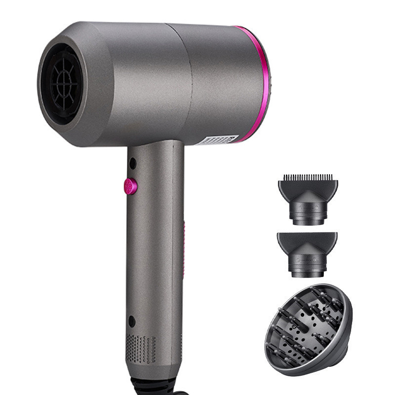 Un sèche-cheveux électrique de 1500 watts avec 3 accessoires multifonctionnels pour une coiffure parfaitement lisse