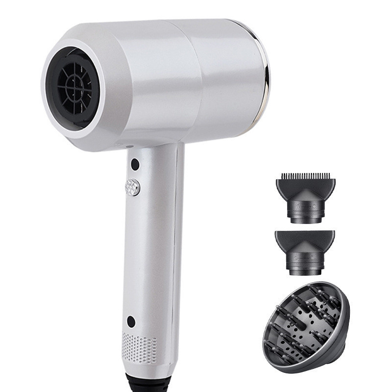 Un sèche-cheveux électrique de 1500 watts avec 3 accessoires multifonctionnels pour une coiffure parfaitement lisse