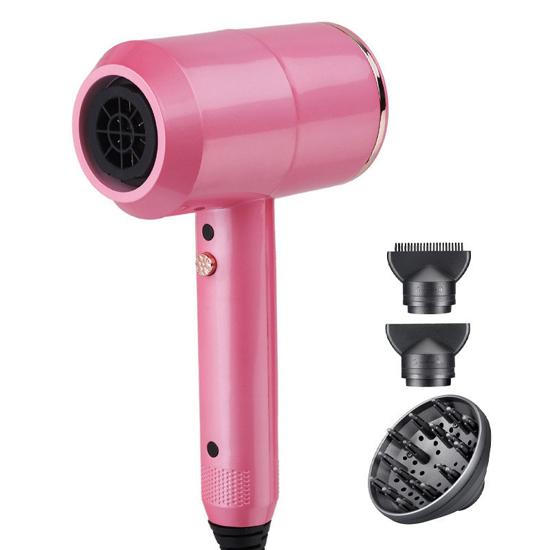 Un sèche-cheveux électrique de 1500 watts avec 3 accessoires multifonctionnels pour une coiffure parfaitement lisse