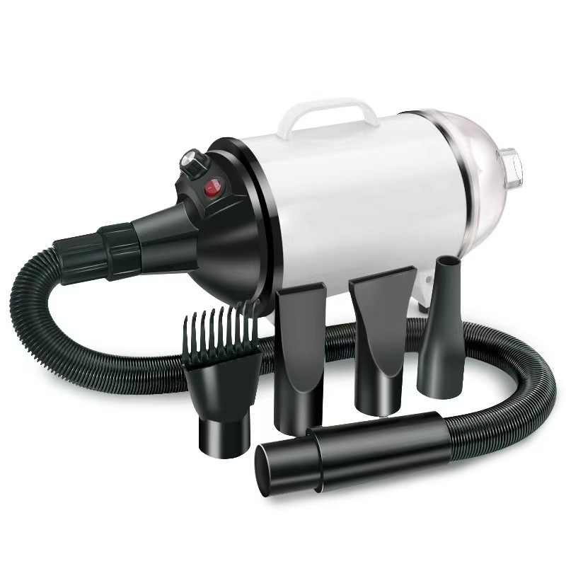 Séche-cheveux professionnel pour animaux de compagnie Séche-cheveux silencieux 4 en 1 pour chiens et chats Séchage rapide Utilisation à domicile légère