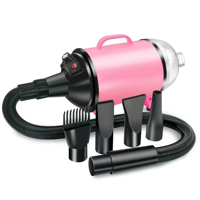 Séche-cheveux professionnel pour animaux de compagnie Séche-cheveux silencieux 4 en 1 pour chiens et chats Séchage rapide Utilisation à domicile légère