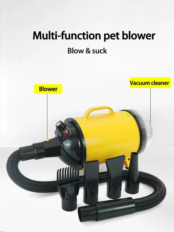 Séche-cheveux professionnel pour animaux de compagnie Séche-cheveux silencieux 4 en 1 pour chiens et chats Séchage rapide Utilisation à domicile légère