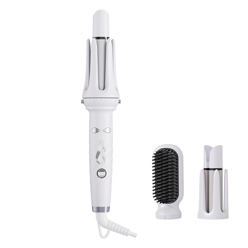 Fer à friser automatique 3 en 1 avec alarme de bip, outil de coiffure pour des boucles et des vagues sans effort