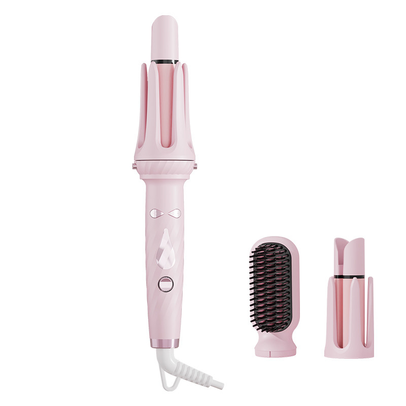 Fer à friser automatique 3 en 1 avec alarme de bip, outil de coiffure pour des boucles et des vagues sans effort
