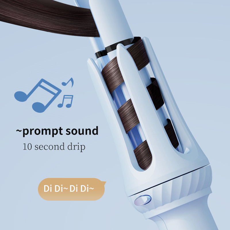 Fer à friser automatique 3 en 1 avec alarme de bip, outil de coiffure pour des boucles et des vagues sans effort