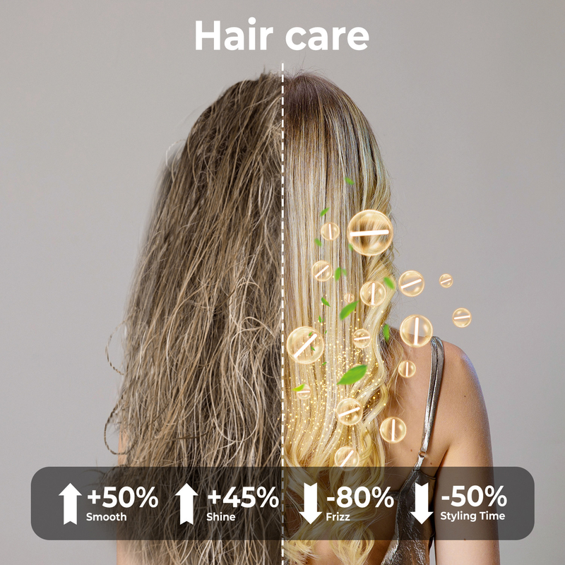 6 en 1 Styling professionnel à air chaud, séchoir à cheveux puissant et réglage de cheveux